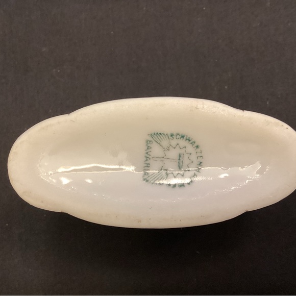 Antique Schwarzenhammer Bavaria set of tray, ashtrays & match holder 1910-1023 - Picture 8 of 11